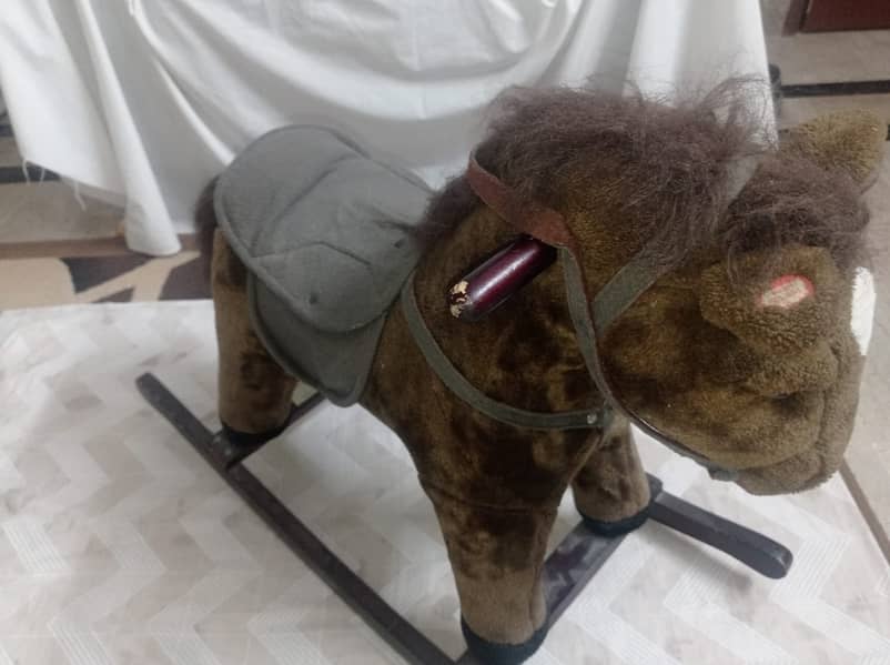 Selling Wooden Horse Toy in Karachi 4