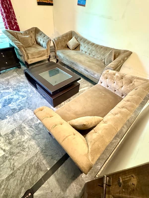 6 seater sofa set with center table 3