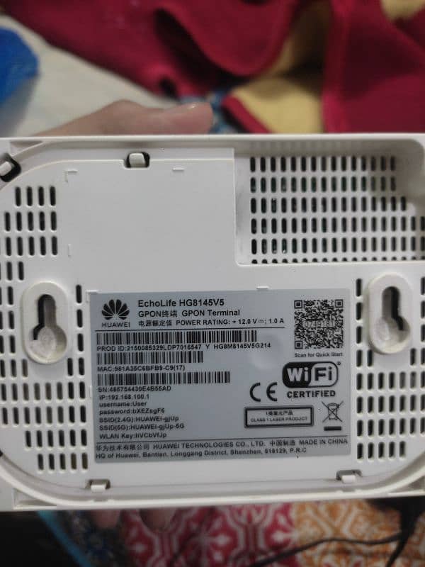 Huawei GPON 5G fibre router almost new 3