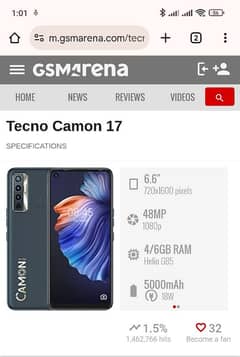 tecno camon 17 *6/128*