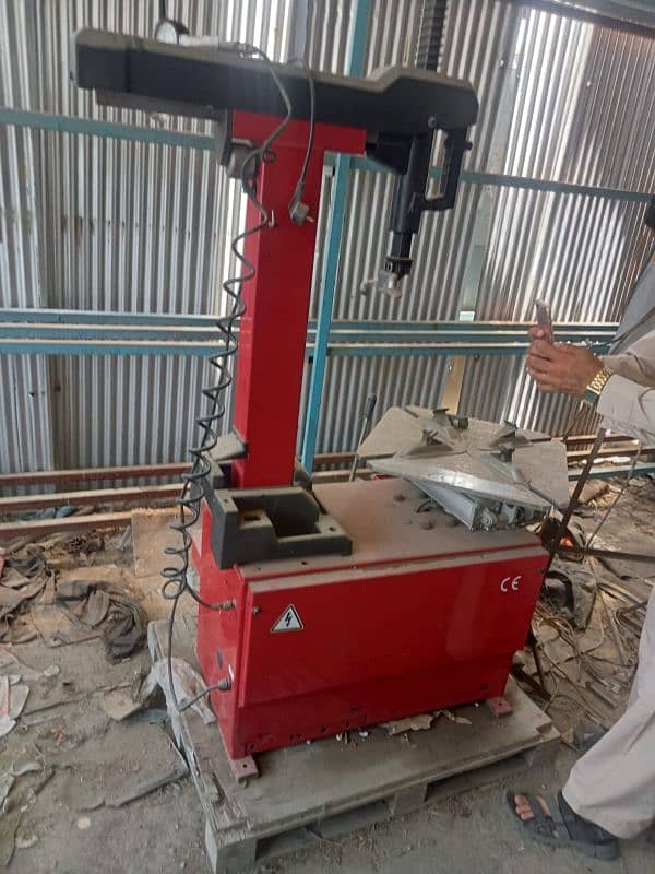 tyre changer machine ha  hydraulic press ha  drill machine ha 1