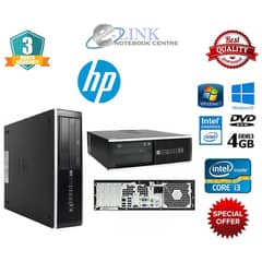 HP ka PC i3th Generation with LCD 4GB RAM