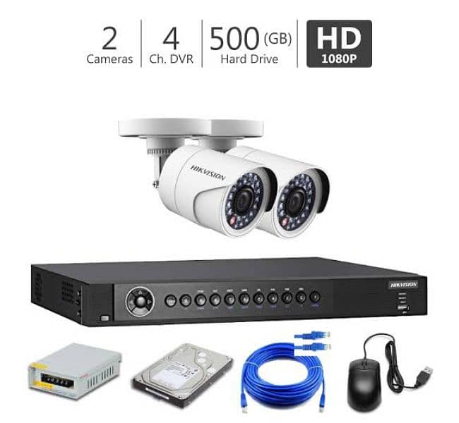 CCTV camera with LCD 32 inch 1