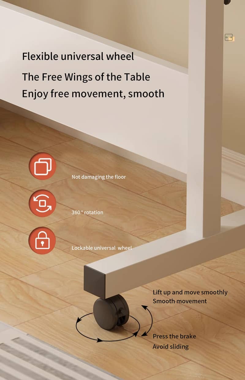 Moveable Table, Home & Office Table, Rotating Table, Table 4