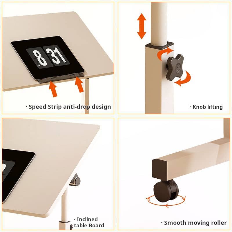 Moveable Table, Home & Office Table, Rotating Table, Table 6