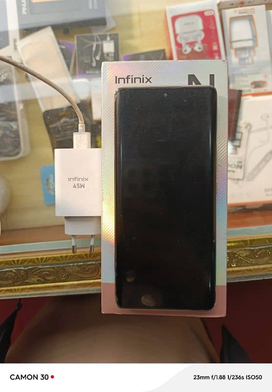 infinix Zero 30 with box and charger 2