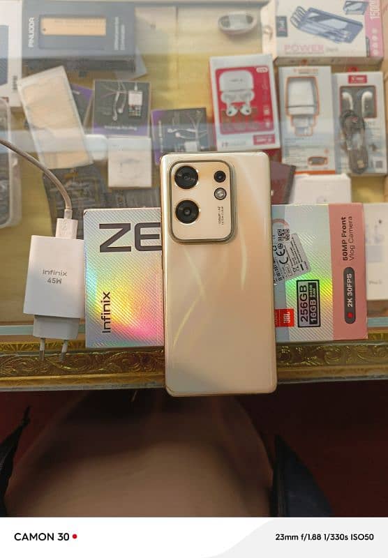 infinix Zero 30 with box and charger 3