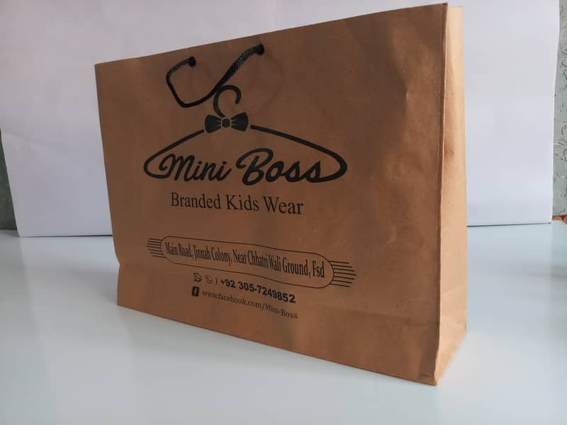 Paper Bags/Kraft Brown White Bags/Goodie Bags 10