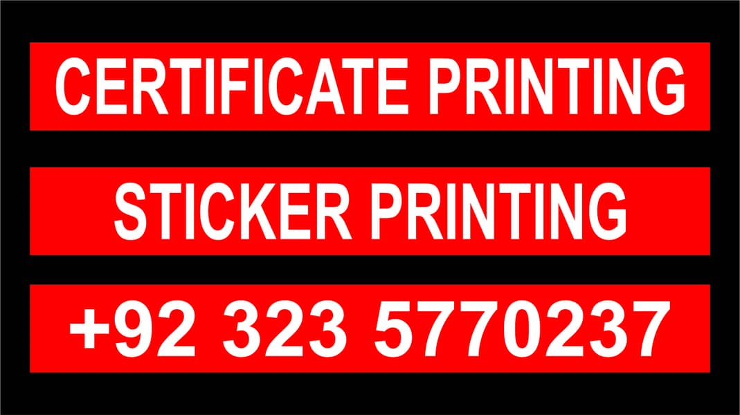 Flex printing,Sticker printing,Tin box maker,Neon sign,Stamp maker 0