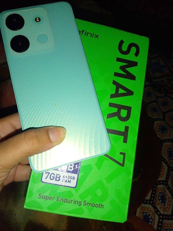 its infinix smart 7  3+4 /64 gp for sale 0