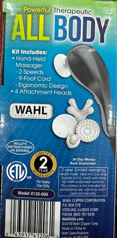 WAHL strong massager imported from USA 8