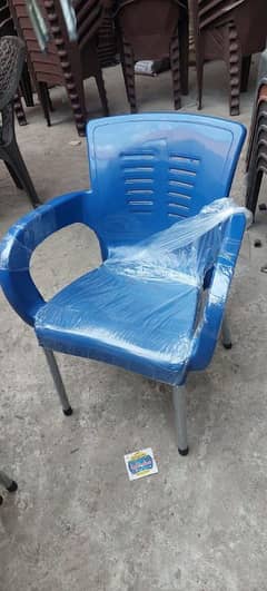 plastic chair and table