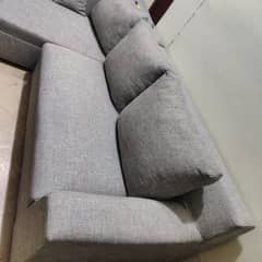 Corner L shape Sofa with Foot Puffy