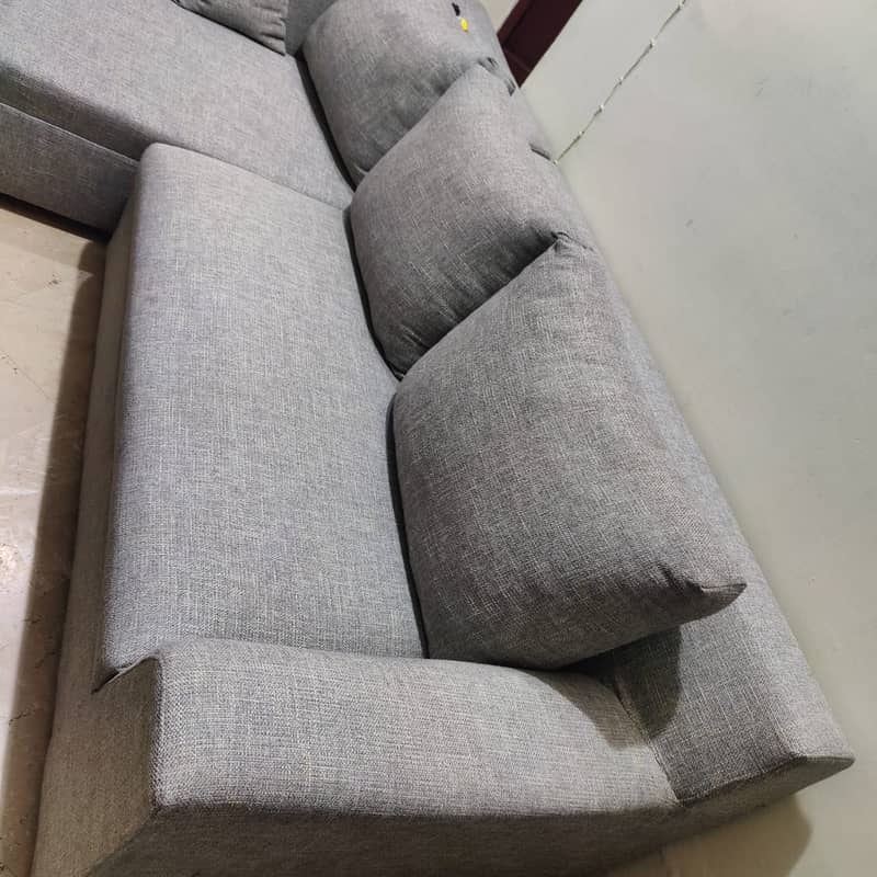 Corner L shape Sofa with Foot Puffy 0