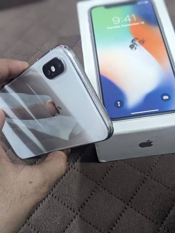 Iphone x with box PTA approved 1