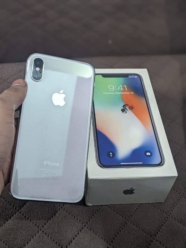 Iphone x with box PTA approved 2