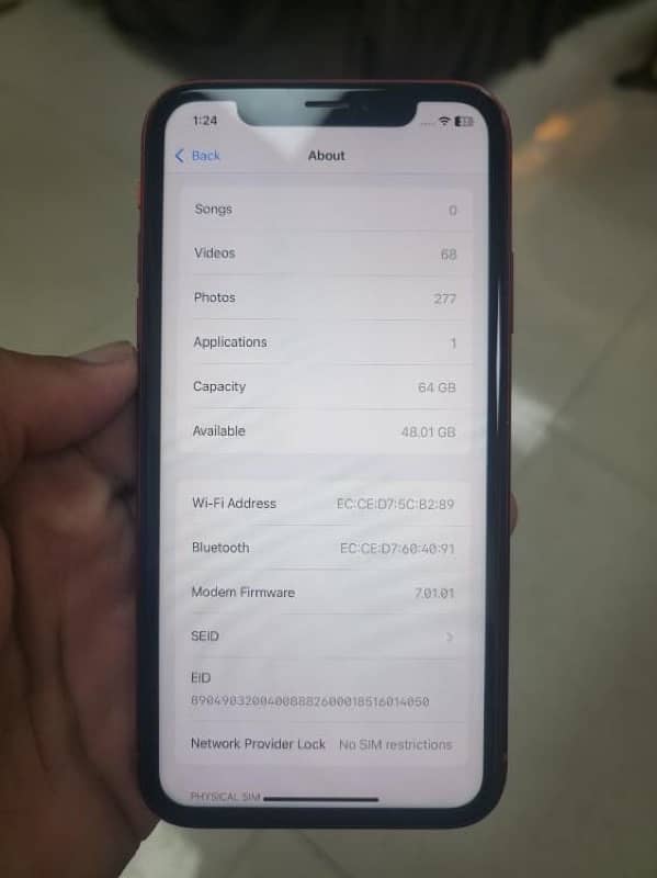 IPhone XR Non PTA (FU) 5