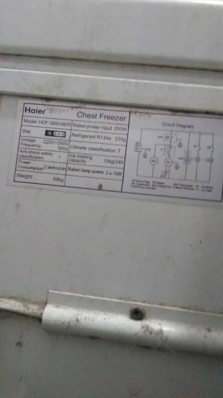 Haier Dubble Door Fridge+dif Frezer 0