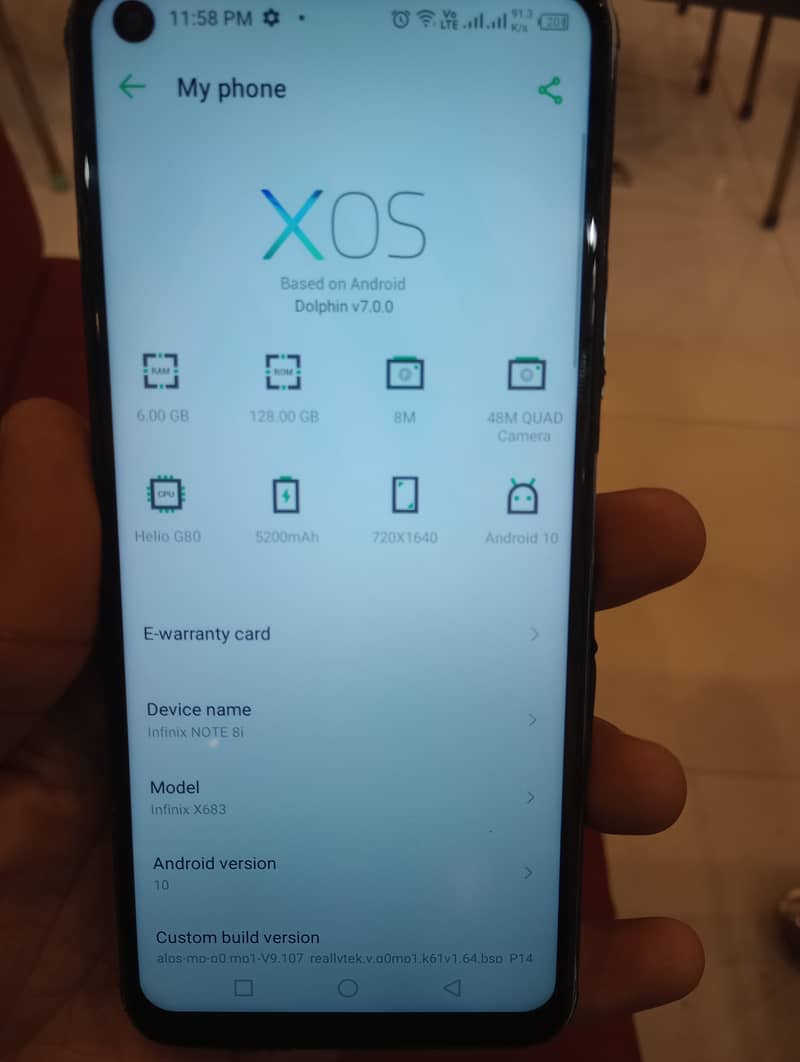 Infinix note 8i 6