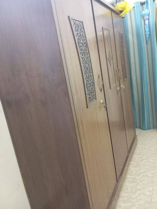 wood made king size bedroom set with mattress for sale 8