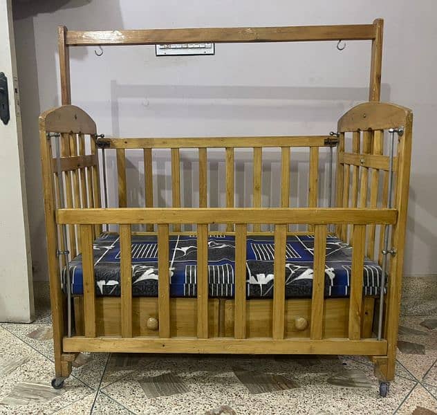 Baby wooden Swing Nd Bed 3