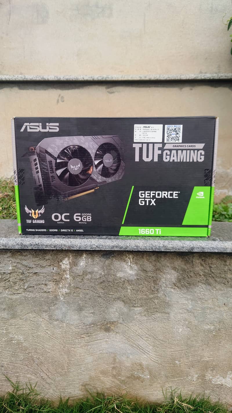 Asus Tuf Gaming GTX 1660ti Oc Edition With Box GPU For Sale 0