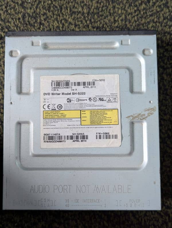 Samsung internal DVD Writer 1