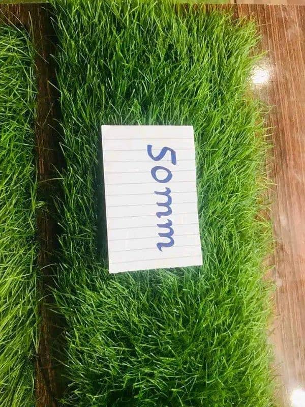 Artificial grass  10mm to 50mm are available with fitting 12