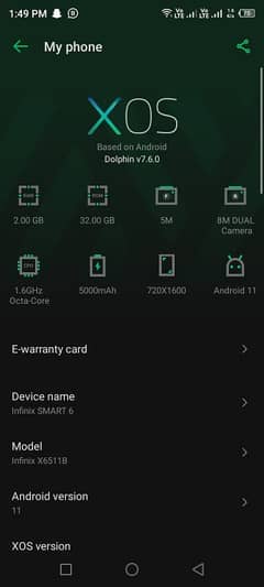 Infinix Smart 6.2. . . 32