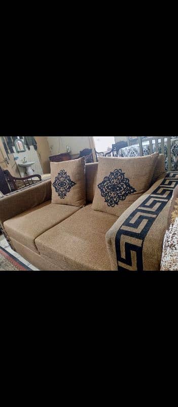 6 seater sofa set used for sale 1