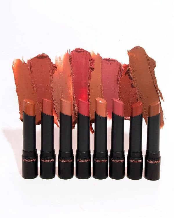 6 Pcs Velvet Matte Lipstick Set- High Pgmented Shades of Pink & Red 2