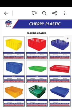 plastic Crates & piolets