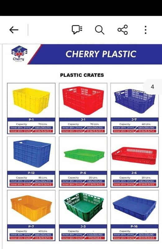 plastic Crates & piolets 0