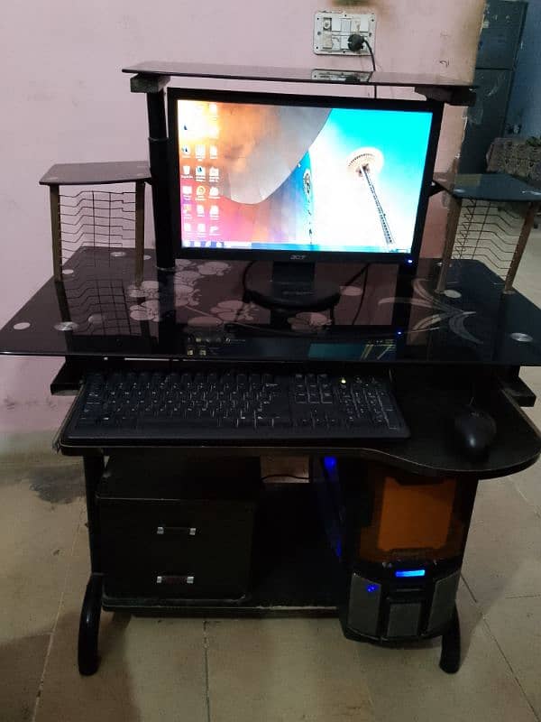 PC setup with table 2