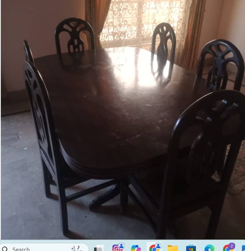 wooden dining table for sale 4