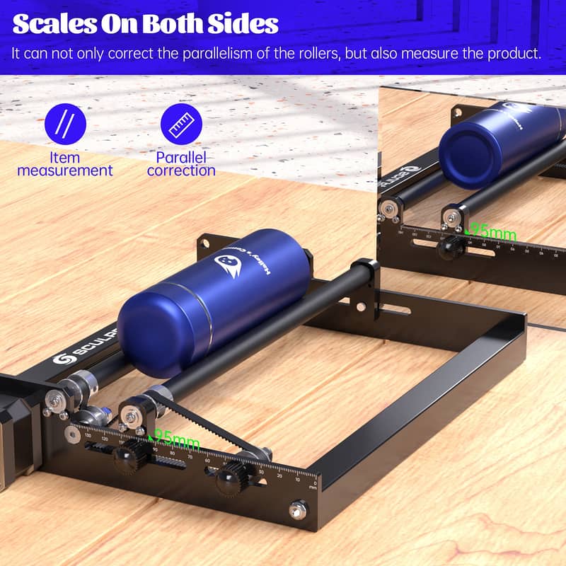 Sculpfun S30 Ultra 11W Laser Machine with Honeycomb and Rotary Roller 8