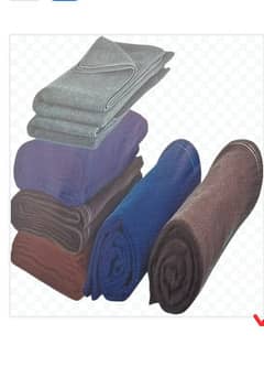 Blankets Fleece Plain colors single bed @2900