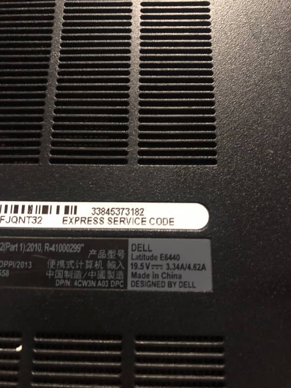 dell laptop latitude E6640 2