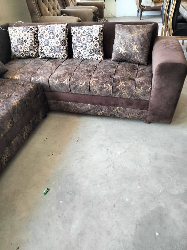 L shape sofa set 3