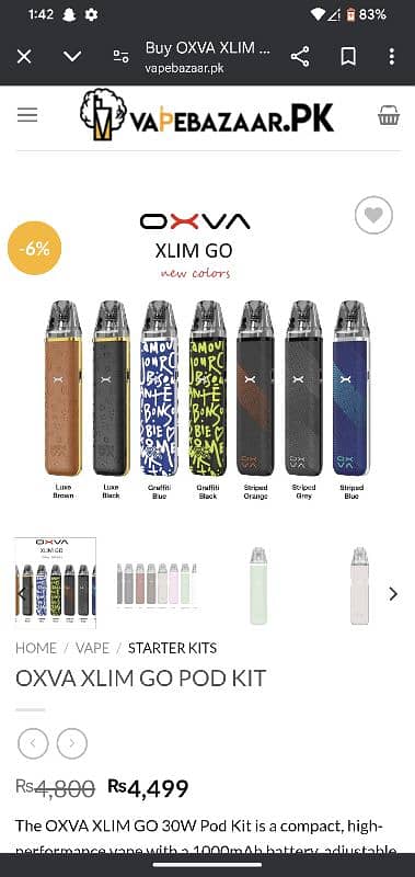 OXVA XLIM GO 40W 2