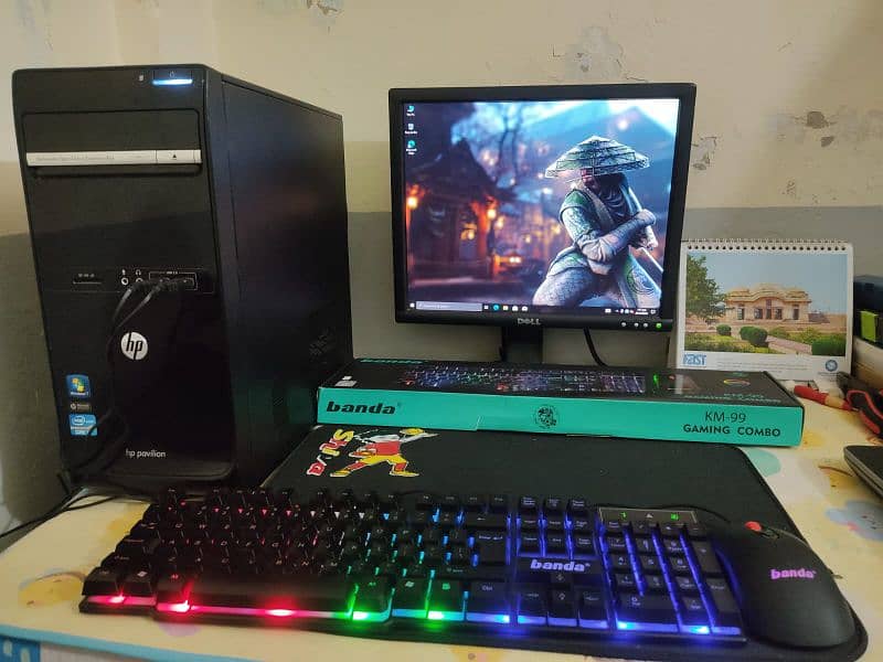 GAMING PC HP CORE i5(2nd generation) 8gb memory and 240 gb hard disk 5