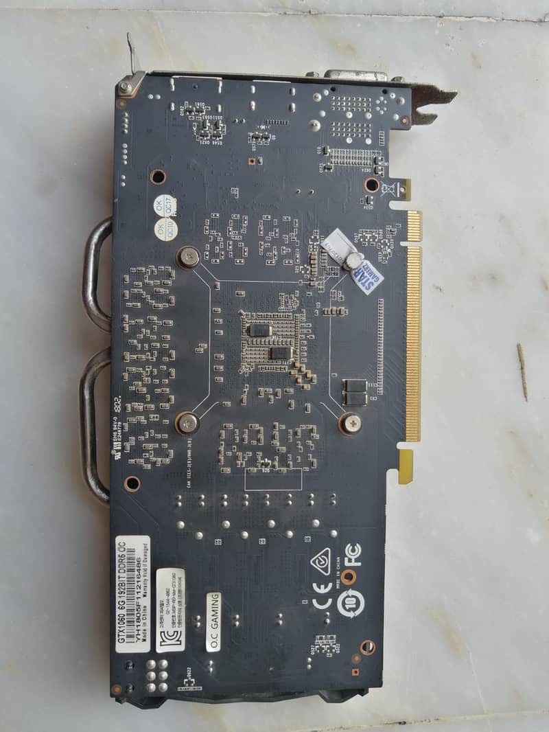 Graphic Card - GPU GTX 1060 6GB for Sale 2