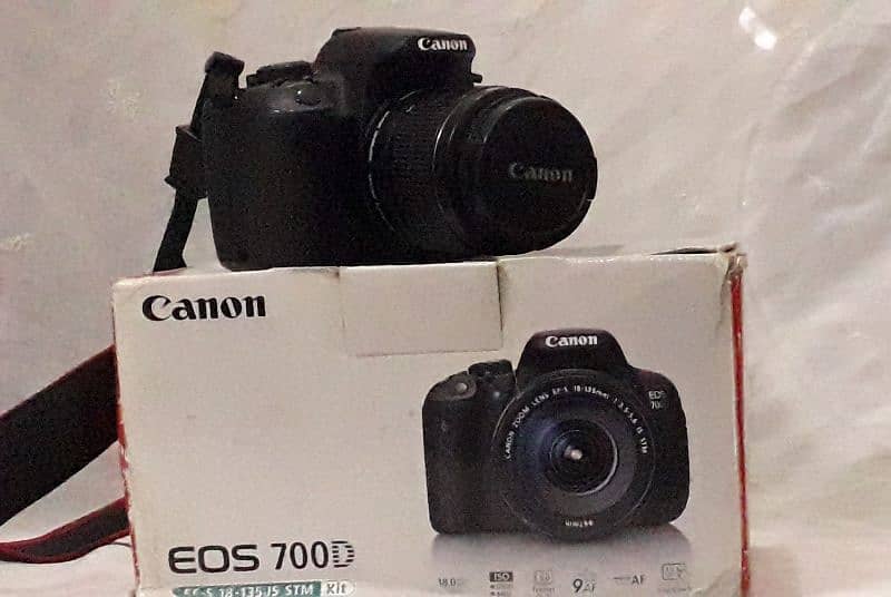 canon 700d with 18-55mm kit lens 0