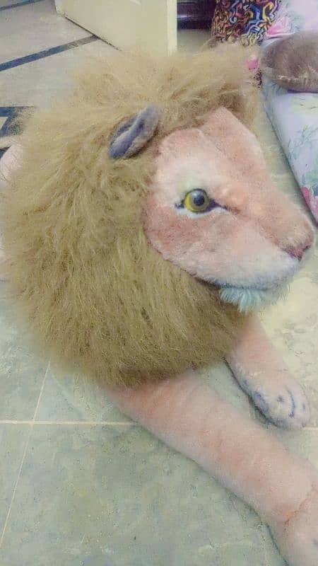 artificial lion kids k liya size large 3