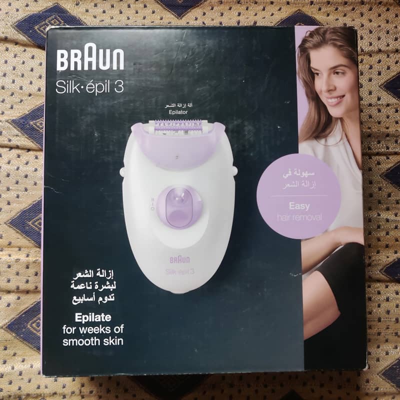 Braun Silk Epil 3, full body epilator (White/purple) 2