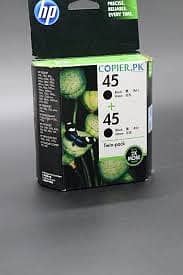 HP inkjet cartridge 45 twin pack