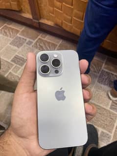 iphone 15 pro Natural Titanium FU with box