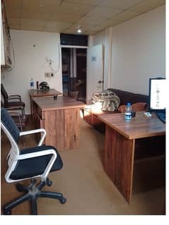 Fully Furnished Area 230 Square Feet Office Available For Rent Real Pictures in Main Boulevard Road Gulberg 3 Lahore