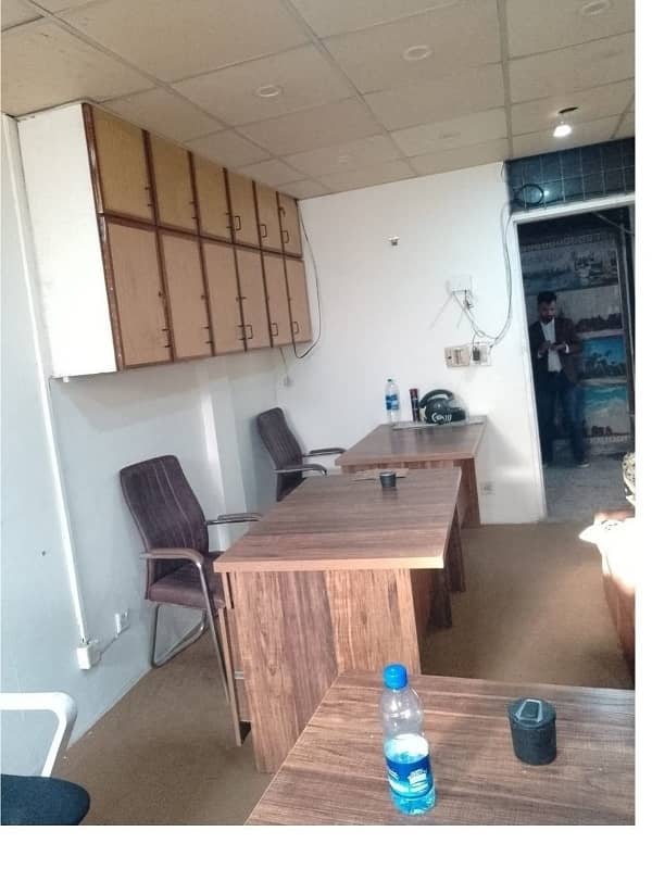 Fully Furnished Area 230 Square Feet Office Available For Rent Real Pictures in Main Boulevard Road Gulberg 3 Lahore 1