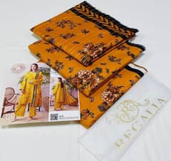 Fabric Khaddar 3pc printed collection